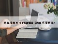 汉中黑客漫画素材下载网站（黑客动漫头像）